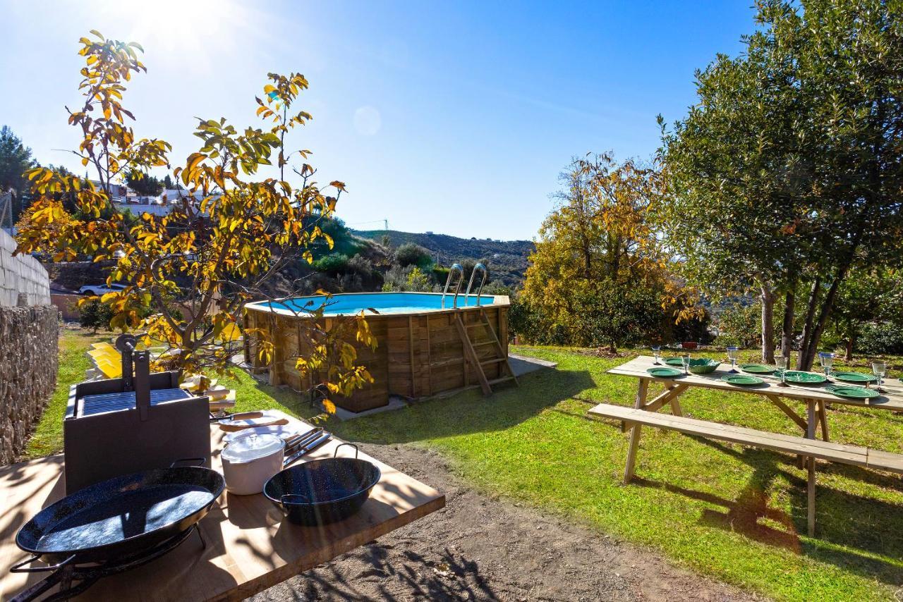 Casa Flores Con Piscina Interior Climatizada Alcaucin Bagian luar foto